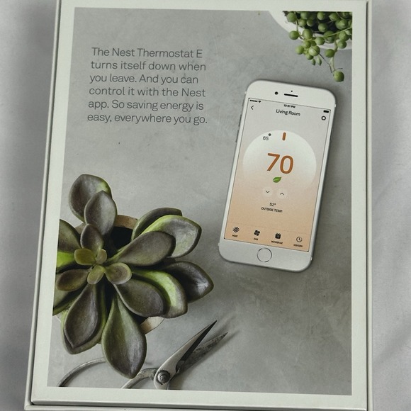 Google Nest E Smart Home Wifi Digital Programable Thermostat T4000ES - Picture 6 of 13